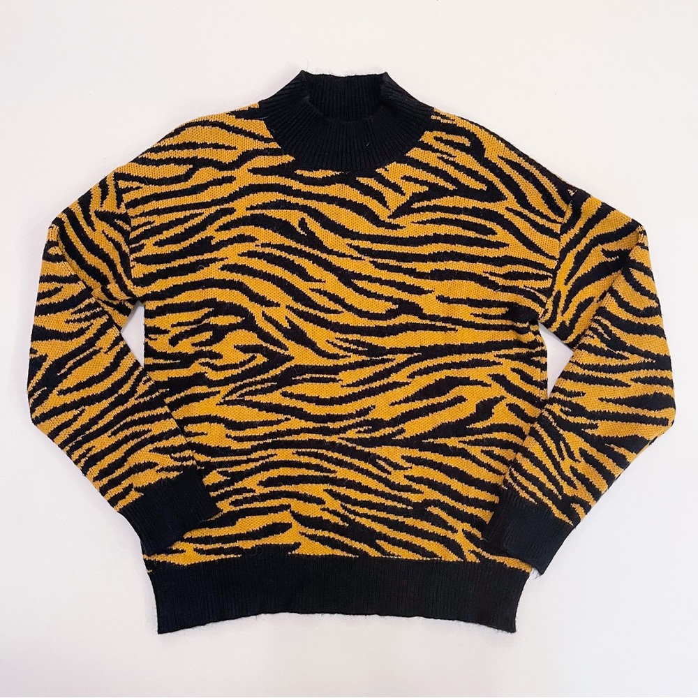 Black and Yellow Zebra Sweater. Size S. Perfect Condition.